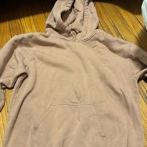 Nordstrom Top Shop salmon colored hoodie
